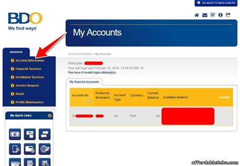 bdo online banking website|bdo account balance inquiry online.